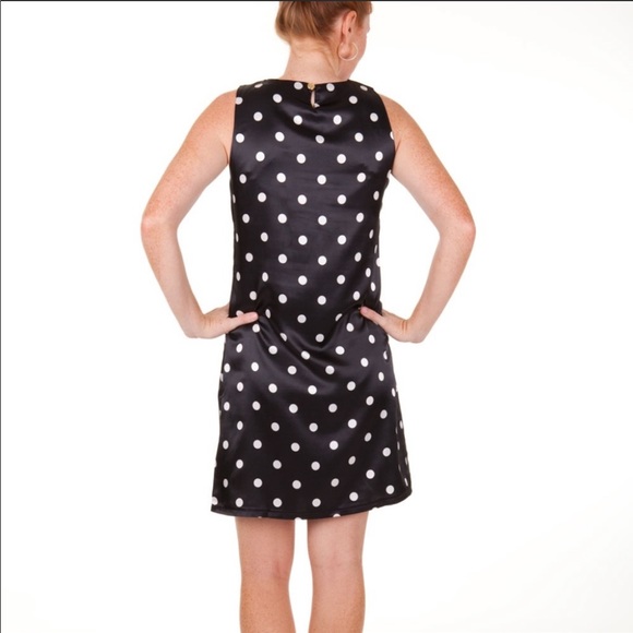 Violet Dress with polka dots - Picture 2 of 3
